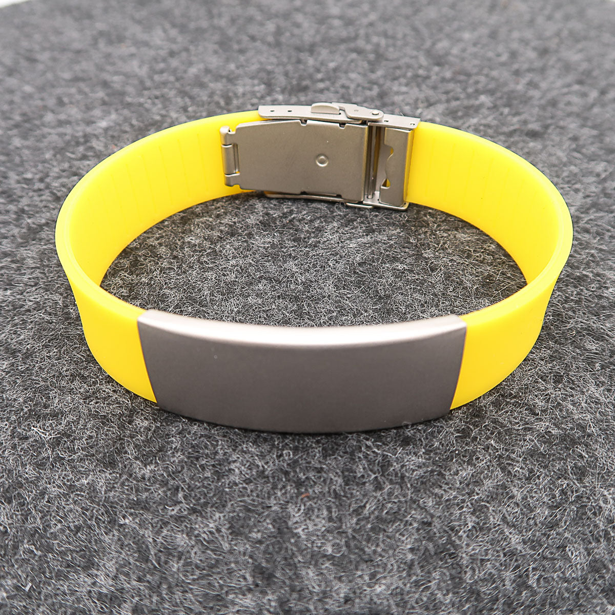 Senioren Kontaktarmband, Demenzarmband personalisierte Gravur von Name und Anamnese, Adresse