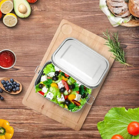 Personalisierte Brotdose / Bentobox / Lunchbox graviert aus Edelstahl mit gratis Gravur für Kinder und Erwachsene