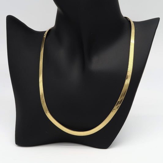 Edelstahl Schlangenkette "Kaa" in Silber oder Gold