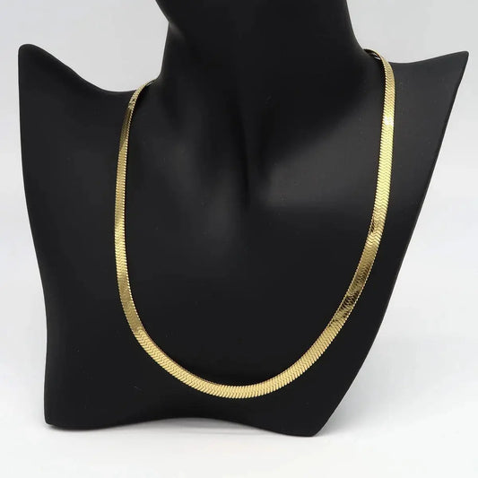 Edelstahl Schlangenkette "Kaa" in Silber oder Gold