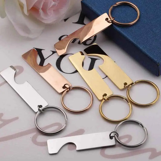 Schlüsselanhänger graviert und personalisiert Set "Heart to Heart" - mit Gravur für Paare