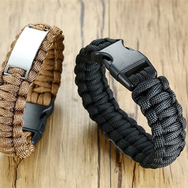 Paracord Armband "Carpe Diem" aus Nylonseil mit kostenloser Gravur