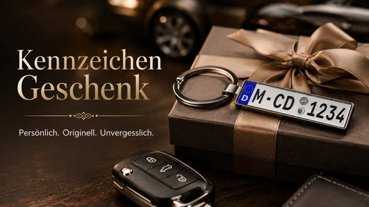 Kennzeichen Geschenk Schlüsselanhänger