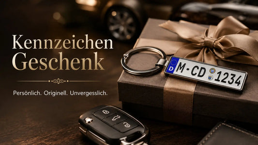 Kennzeichen Geschenk Schlüsselanhänger