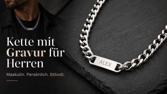 Kette mit Gravur für Herren