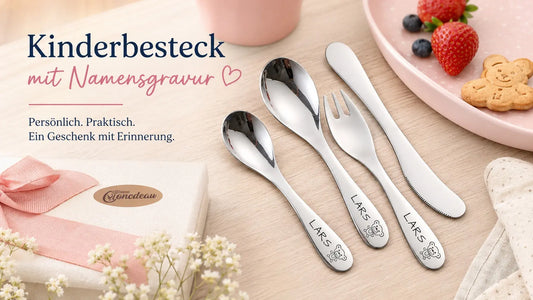 Kinderbesteck mit Namensgravur