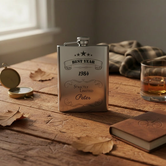 Flachmann mit Gravur Personalisierung