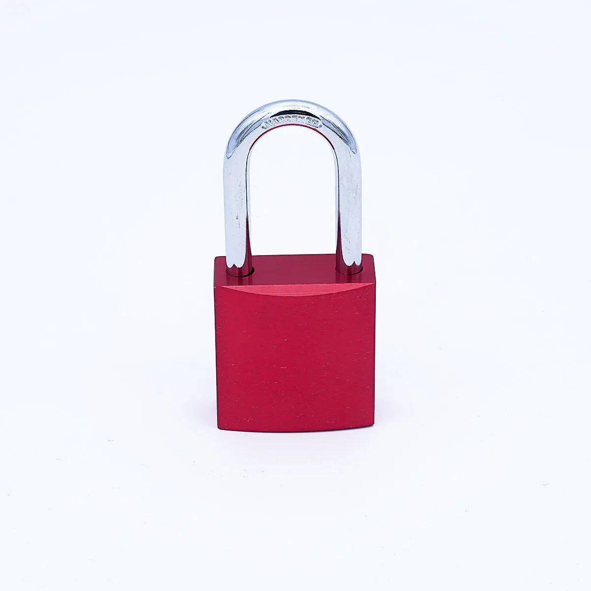 Liebesschloss mit Gravur „Big Love“ in drei Farben mit Gravur und Spruch personalisiert - Rot