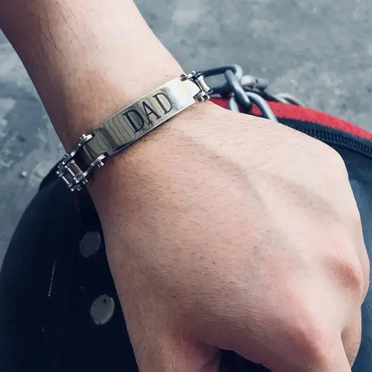 Motorrad Armband für Biker und Clubs, Personalisiert / Graviert